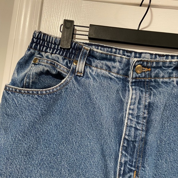 L.L. Bean Size 14 Double L Comfort Waist Medium Wash Cotton Denim Jeans - Picture 3 of 12